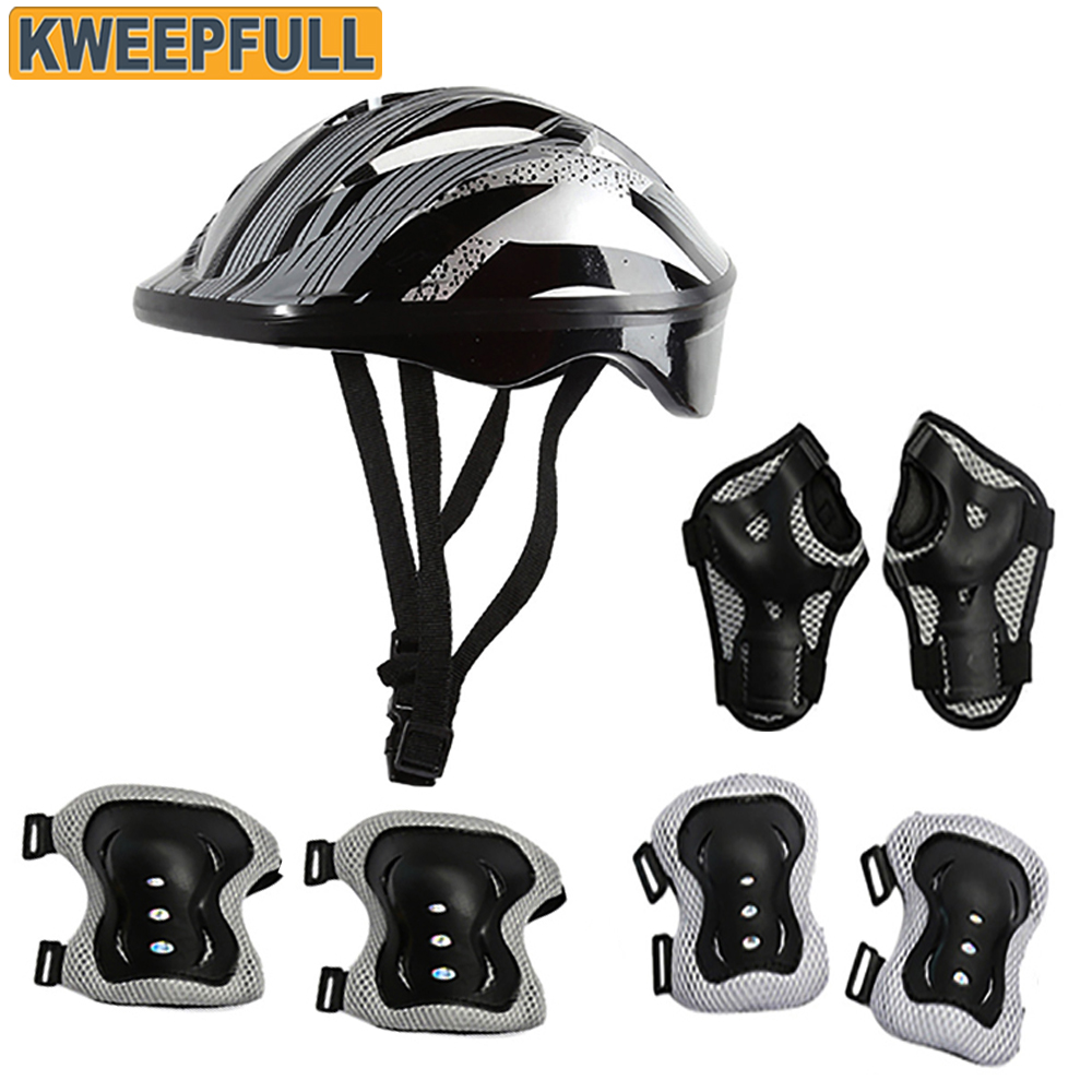 Scooter Helmet Set - Kids Bike Helmet Protection Gear Set
