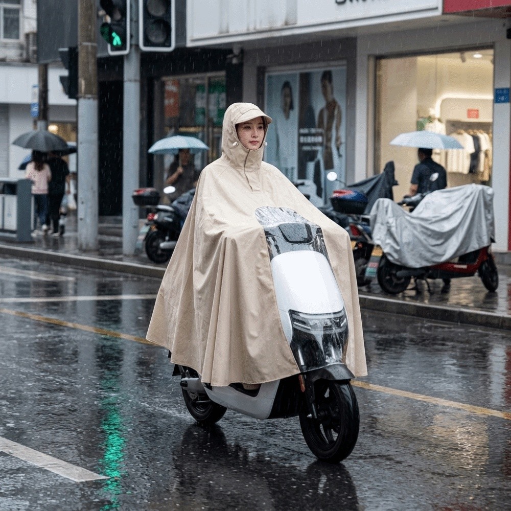 Thickened Rain Poncho Waterpro - Electric Scooter Rain Cover 评论和价格