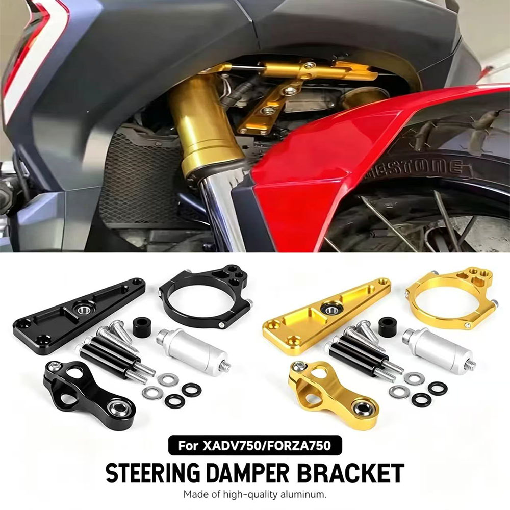 Motorcycle For Honda XADV 750  - Steering Damper Stabilizer Kit Cnc 评论和价格