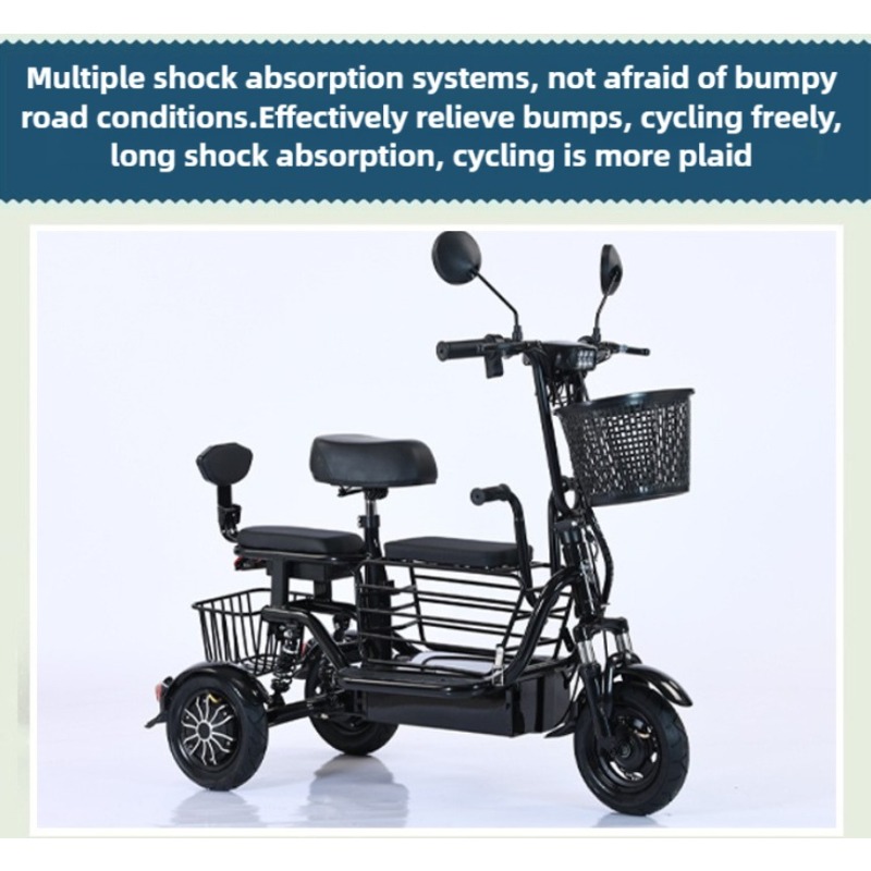 NEW Adult Tricycle Travel Pare - Folding Electric Scooter 评论和价格